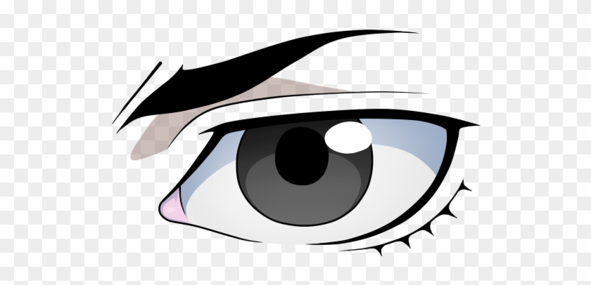 Image - Black Anime Eye Png Clipart #1019004