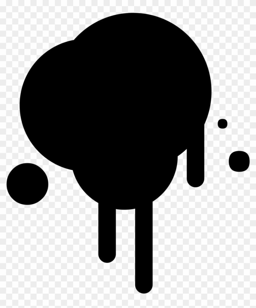 Cutline Craft Splatter Abstract Art Color Graffiti Clipart