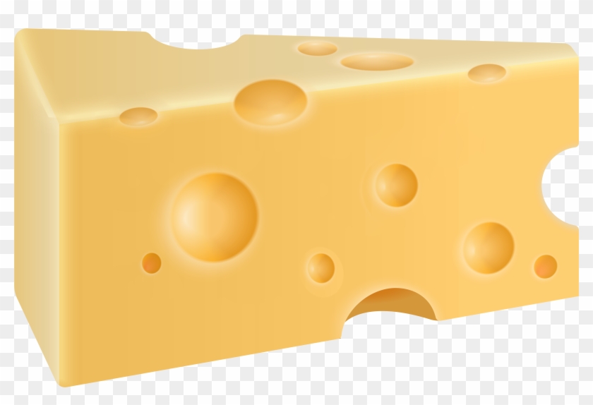 Single Slice Swiss Cheese Png Image - Swiss Cheese Clipart Transparent Png
