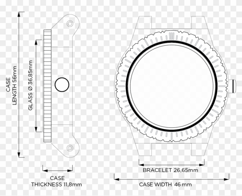Wooden-watch - Circle Clipart
