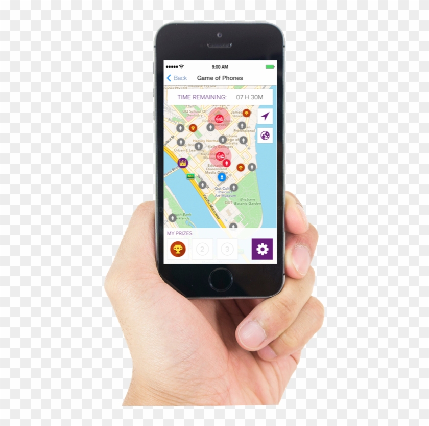 Download Mobile Cell Phone In Hand Png Transparent - Mobile Device Clipart