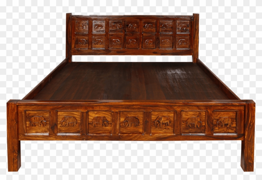 Sheesham Wood King Size Bed - Bed Frame Clipart