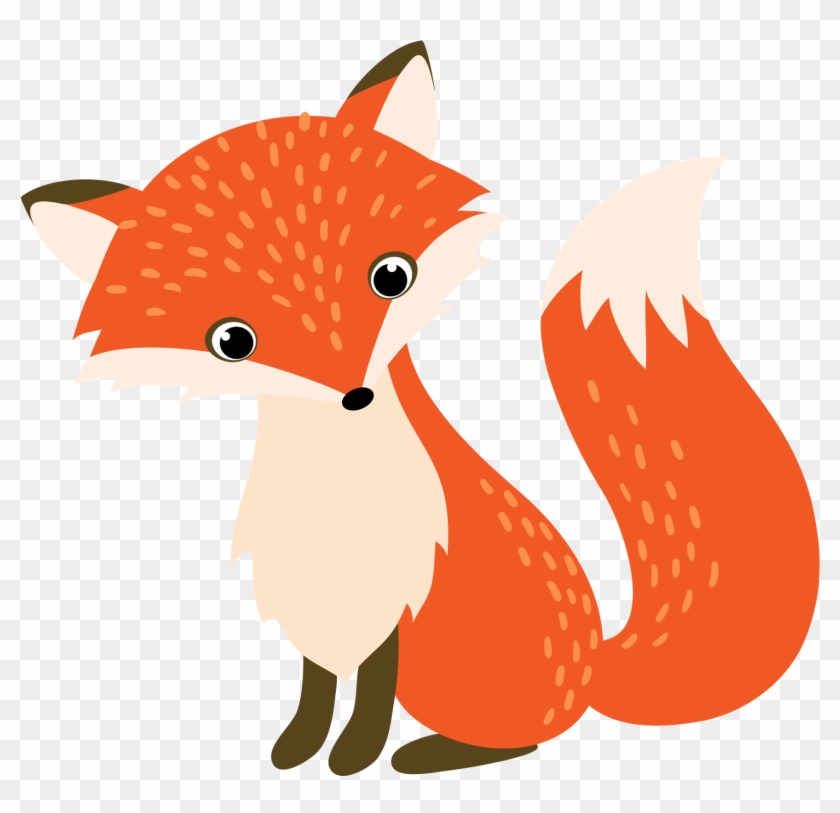 Red Fox Clipart Face - Forest Fox Cartoon - Png Download