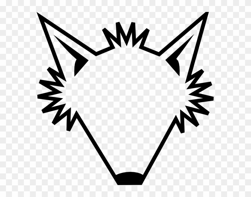 Blank Transparent Fox Head Clip Art - Fox Face Coloring Page - Png Download #1020854