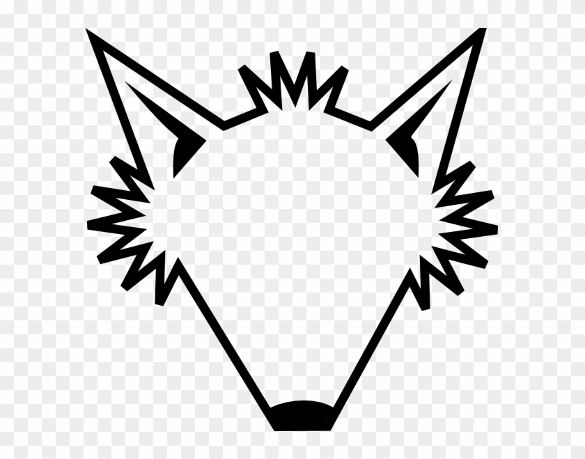 Blank Transparent Fox Head Clip Art - Fox Face Coloring Page - Png Download