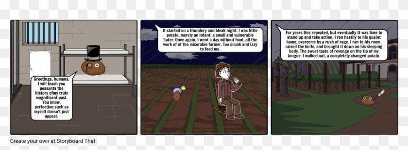 Fear The Potato - Cartoon Clipart