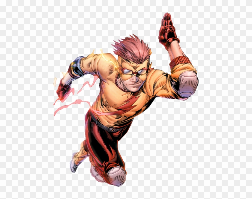 Kid Flash Png - Wally West Comic Png Clipart #1021292