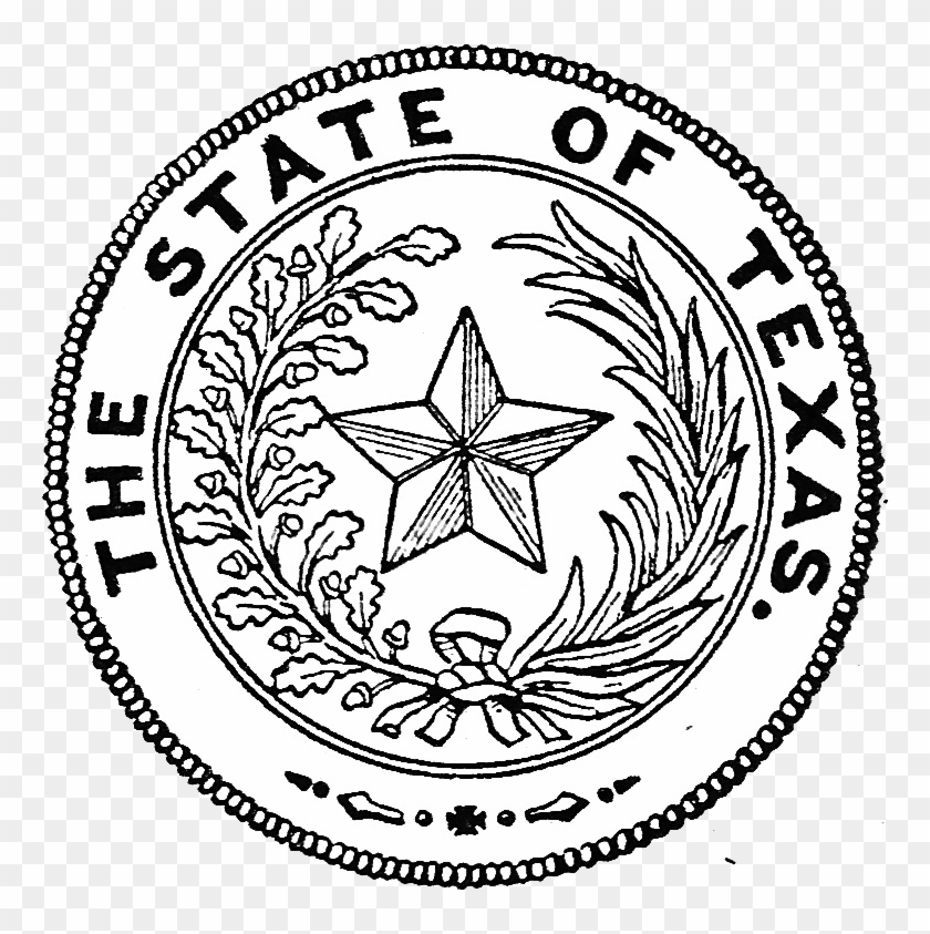 Seal Of Texas - Texas State Seal Clipart #1021294