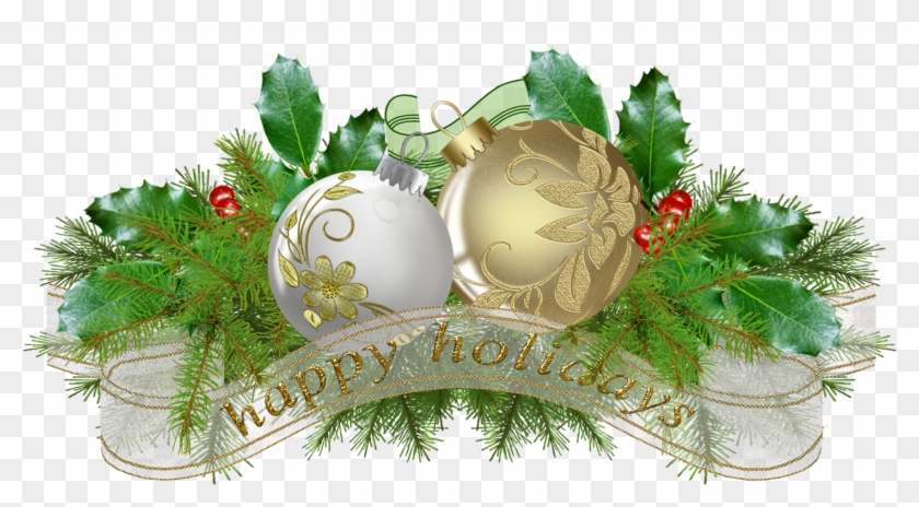 Christmas Decor Vector Png With Decorations Png File Clipart