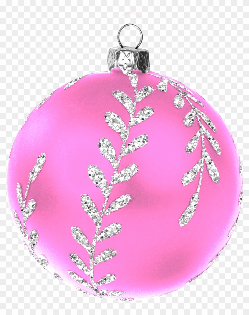 Snowflake Clipart Embellishment - Christmas Ornament Pink Clipart Png Transparent Png #1021862