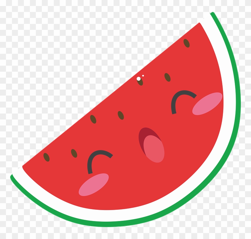 Watermelon Png Cute - Watermelon Kawaii Clipart #1021967