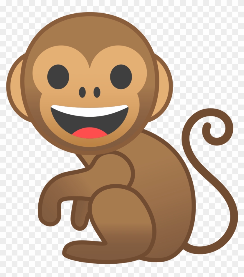Monkey Icon - Monkey Emoji Clipart #1022221