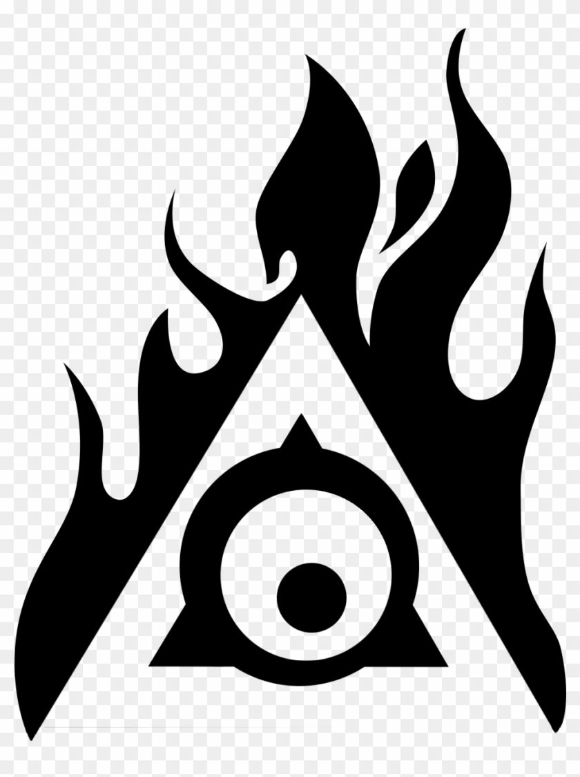 Banner Black And White Library Icon Tattoo Eye Of Horus - Logo Illuminati Clipart #1022222