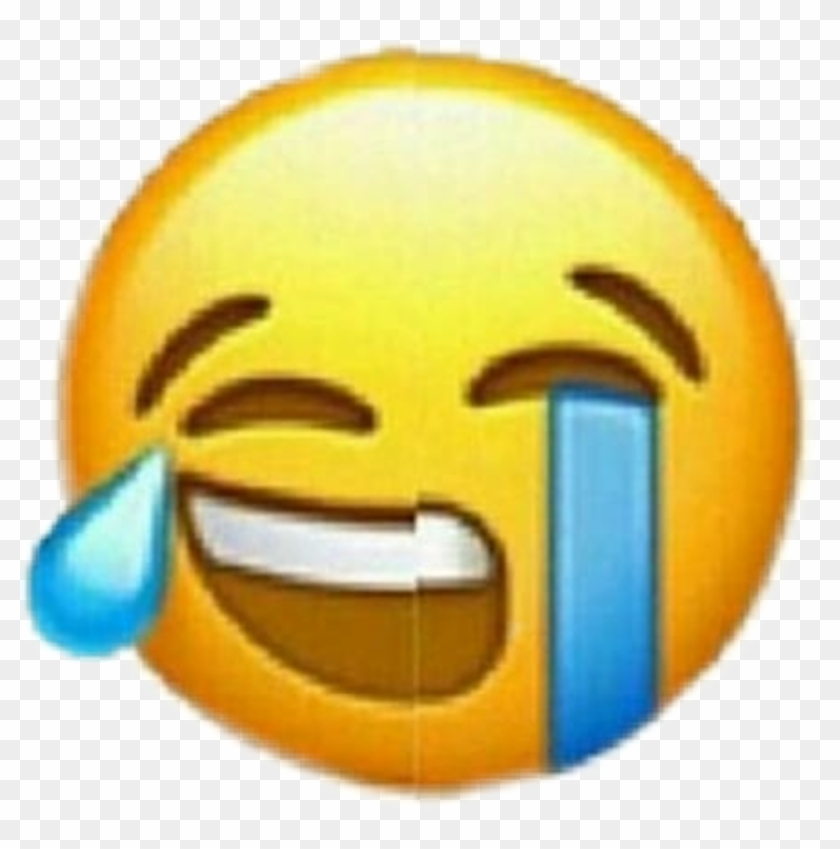 Weird Sticker - Smiling But Crying Emoji Clipart
