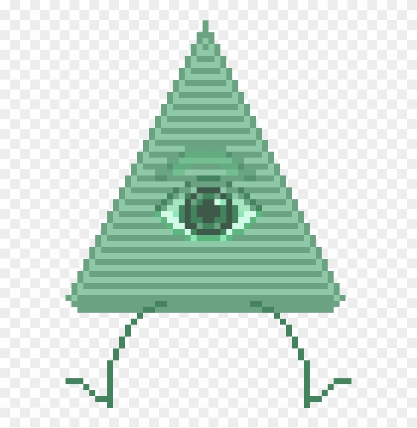 Illuminati Confirmed - Pixel Portrait Clipart #1022659