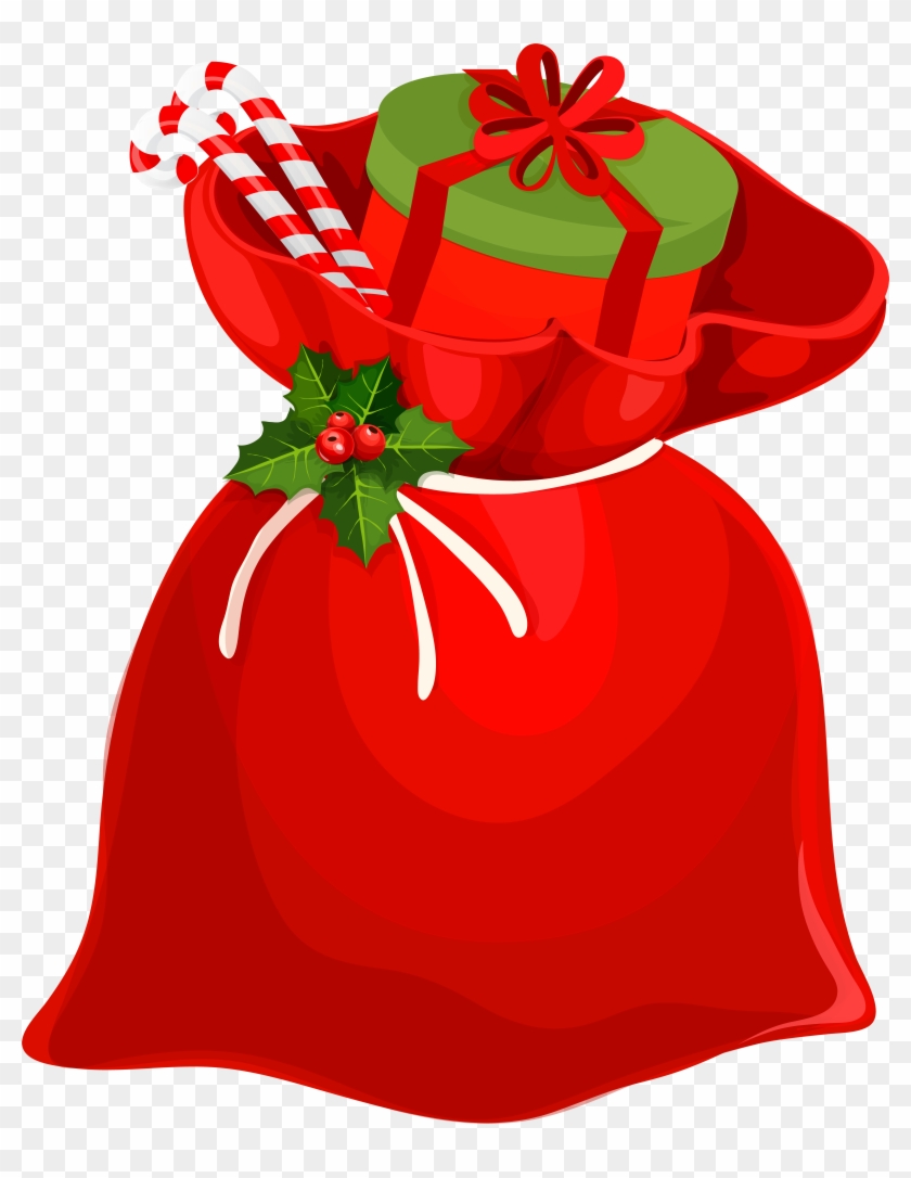 Christmas Santa Bag Png Clip Art Image Transparent Png #1022872