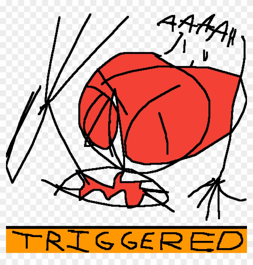 Angry Guy Got Triggered Clipart