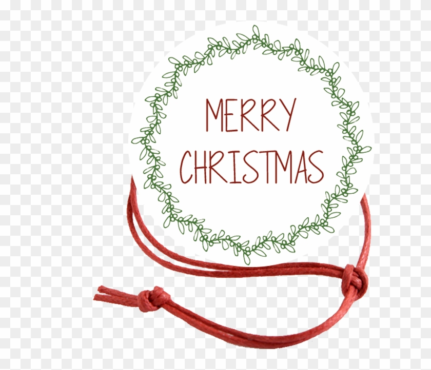 Merry Christmas Wreath Napkin Knot Product Image Clipart #1023075