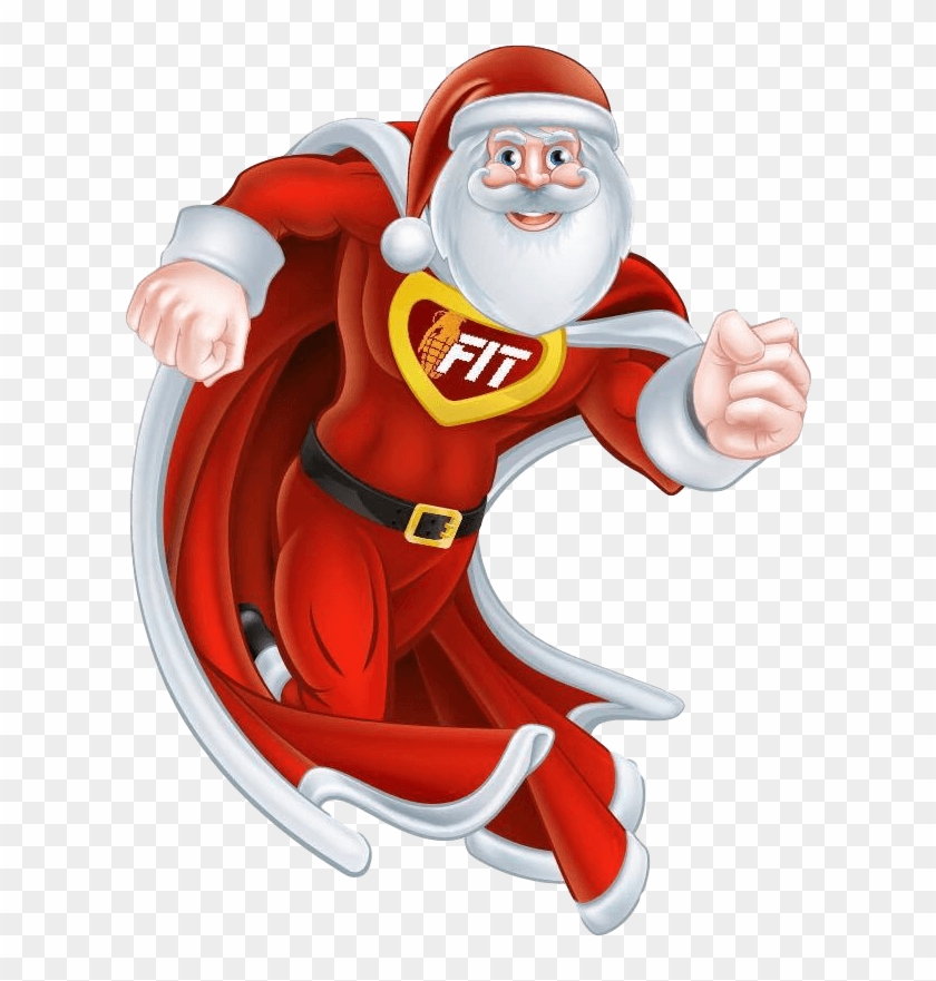 Fat Santa Png - Easter Bunny Superhero Clipart