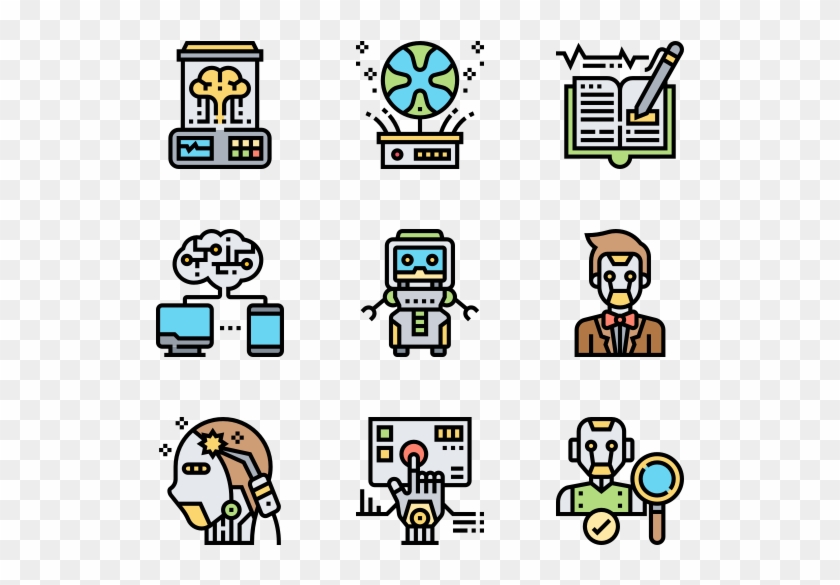 Artificial Intelligence - Human Icon Color Png Clipart #1023199