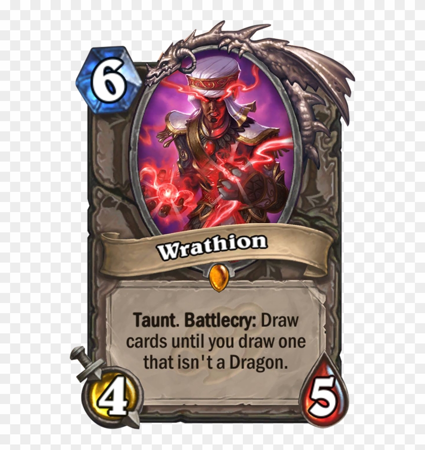 Wrathion Card - Hearthstone Mage Quest Deck Clipart