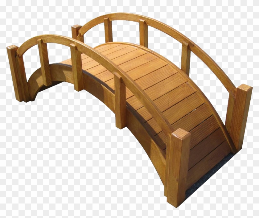 Wooden Bridge - Garden Bridge Png Clipart #1023593