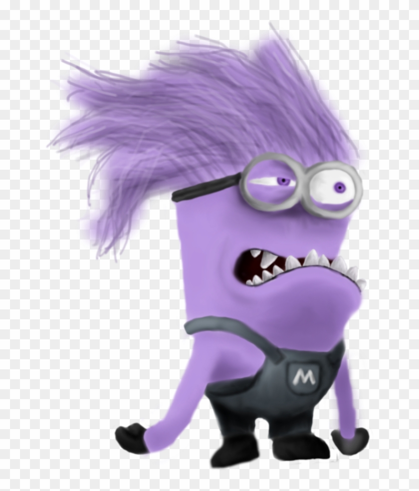 774 X 1032 8 - Crazy Purple Minion Clipart - Png Download