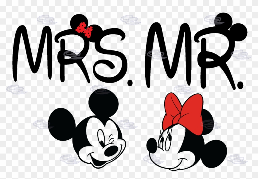 Mr & Mrs Mouse Clipart