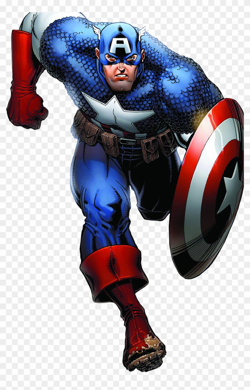 Captain America Png Image Without Background - Captain America Comic Png Clipart #1024088