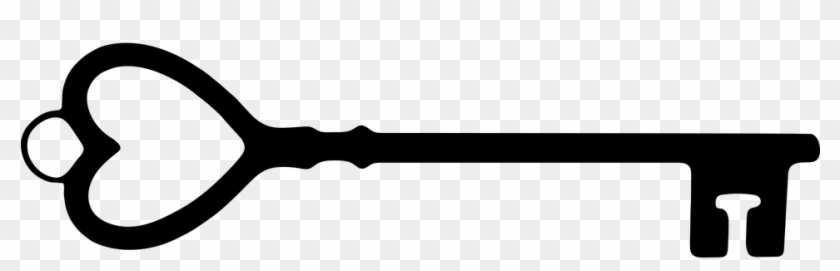 Heart Key Lock Love Obsolete Old Fashioned - Harry Potter Spells Art Clipart