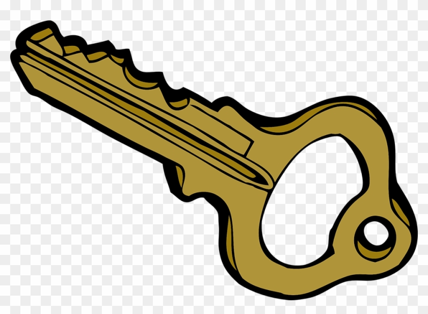 Key Metal Plain - Clip Art Picture Of Key - Png Download