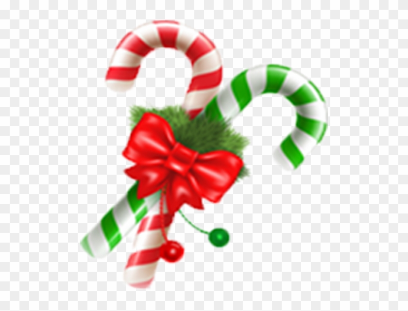 Candy Cane - Bastones De Caramelo Navideños Clipart #1024220