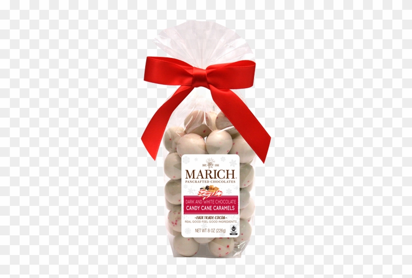 Dark & White Chocolate Candy Cane Caramels - Gift Wrapping Clipart #1024331