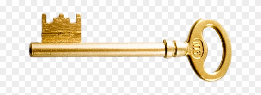 Golden Key Png Image With Transparent Background - Transparent Background Key Png Clipart