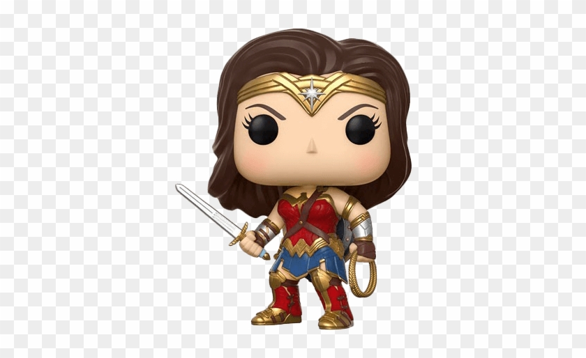 Funko Pop Justice League Wonder Woman 1 - Justice League Wonder Woman Pop Vinyl Clipart #1024408