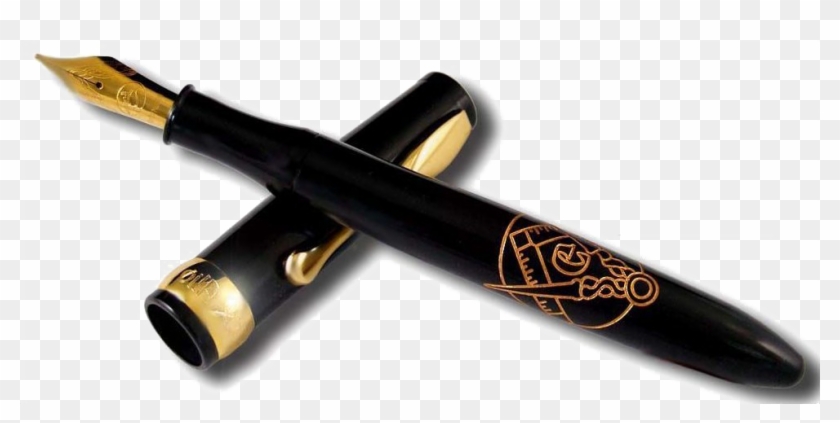 Calligraphy Pen Png Transparent Image - Old Fountain Pen Png Clipart