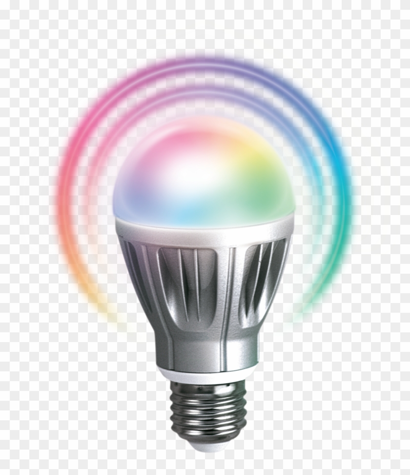 Led Bulb Png Zipato Rgbw Led Smart Bulb - Zipato Rgbw Bulb Clipart #1025115
