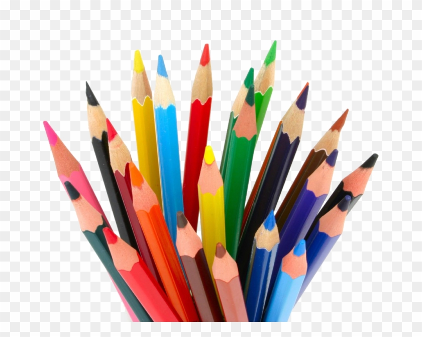 Pens Png - Colored Pencils Free Clipart Transparent Png #1025153