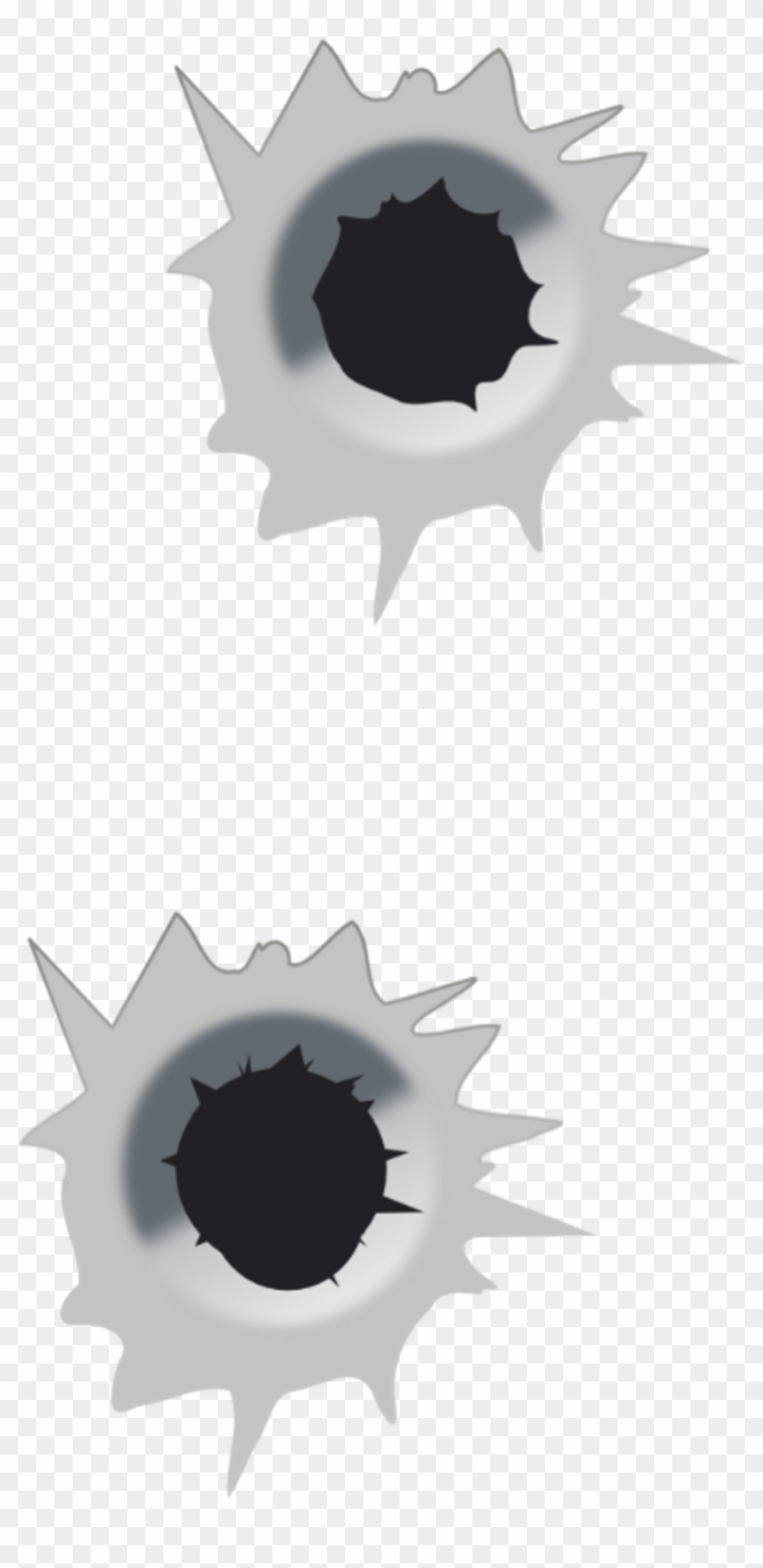 Bullethole Sticker - Bullet Holes Transparent Clipart