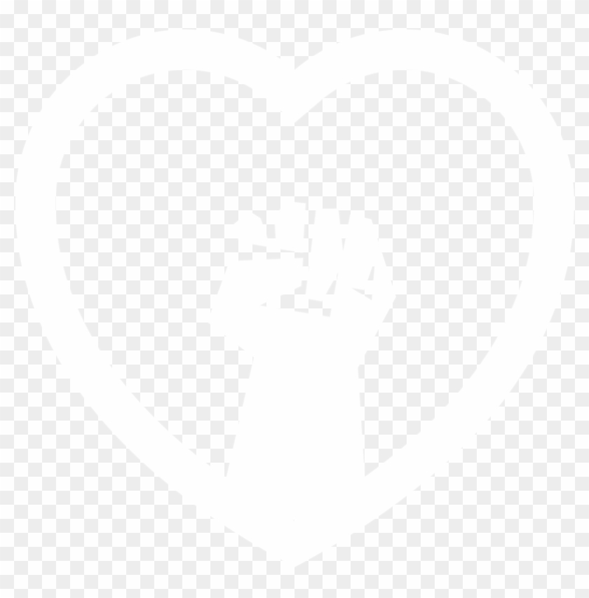 Wll Heart-fist - Johns Hopkins Logo White Clipart