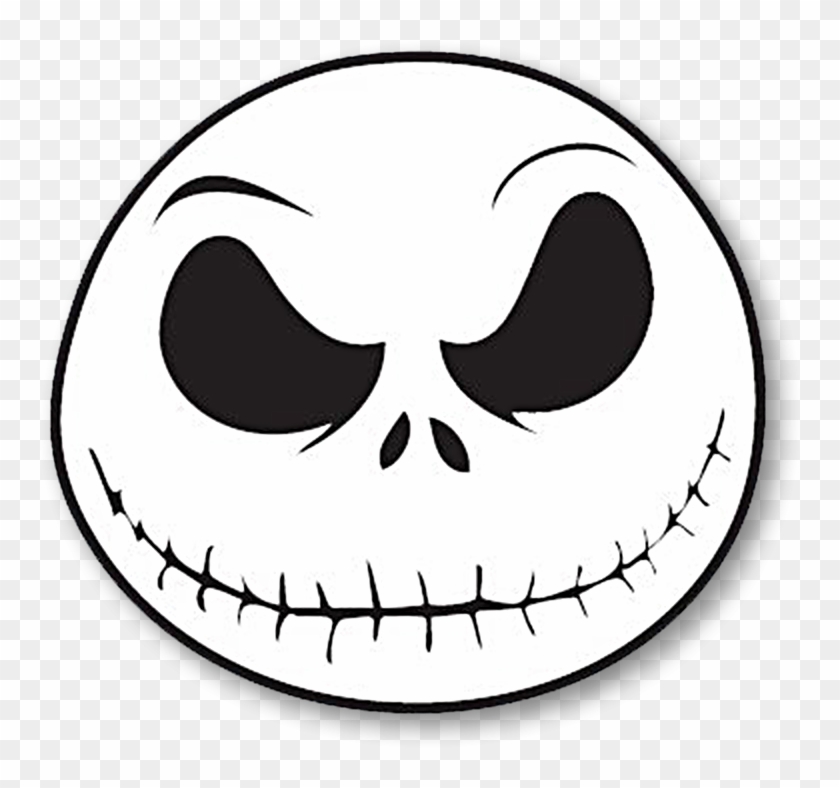 Jack Skellington Face Png - Nightmare Before Christmas Png Clipart #1025753