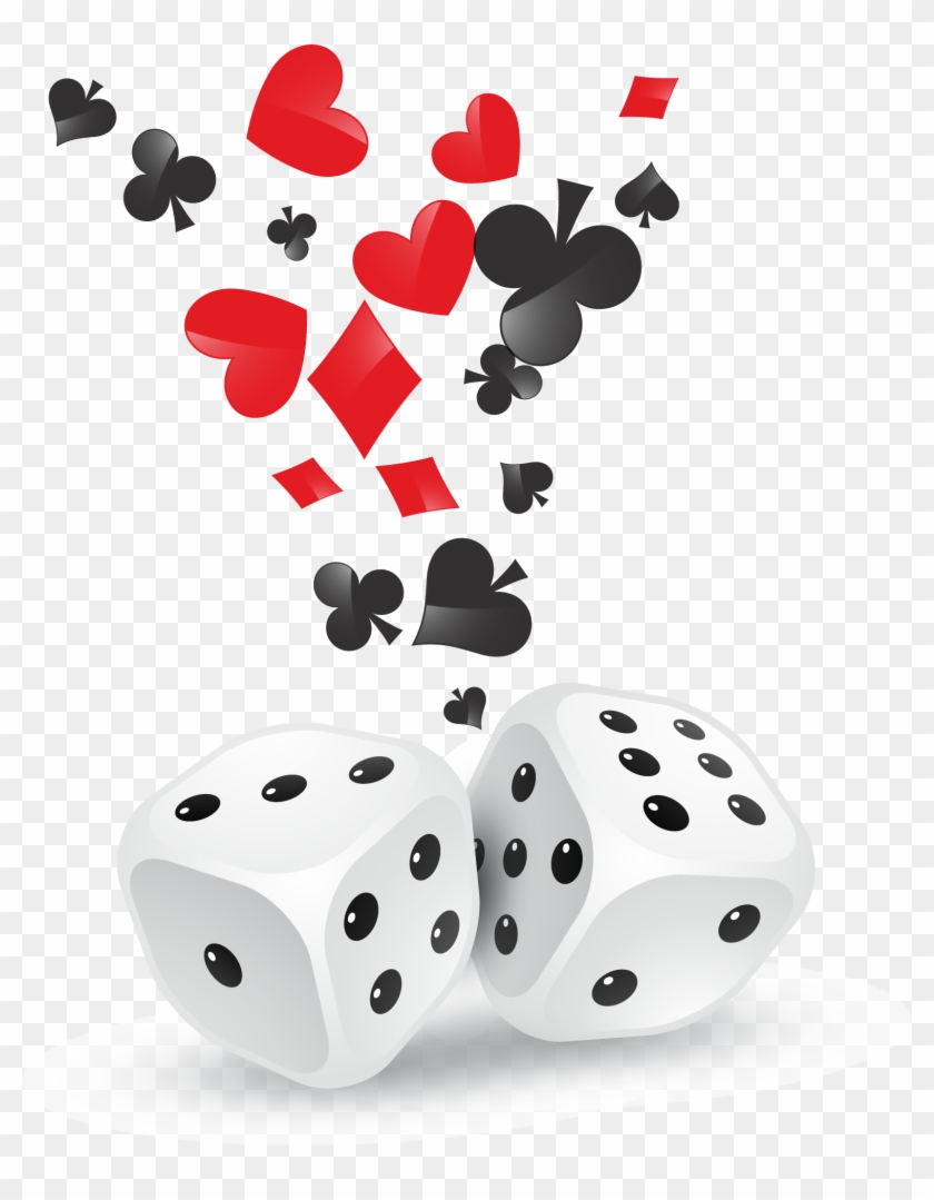 Dados Poker Vector Clipart