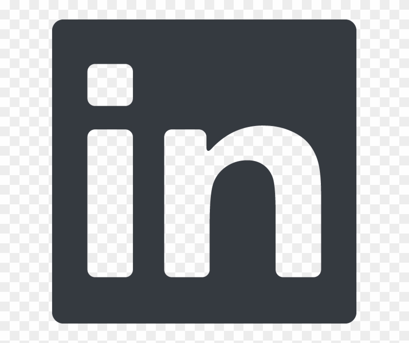 White Linkedin Icon Transparent Background Clipart