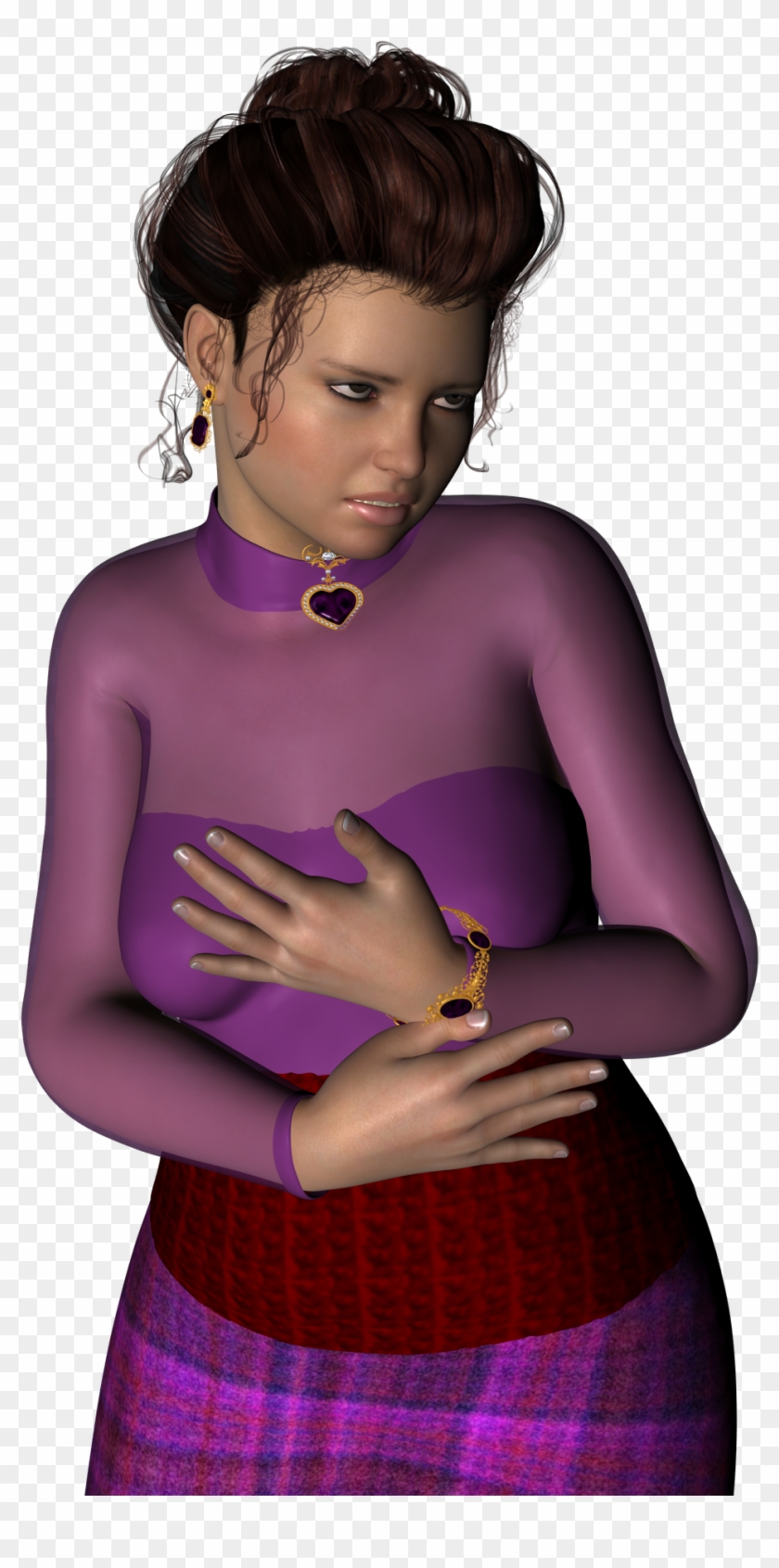 Sad Girl Png - Upset Girl Png Clipart #1026609