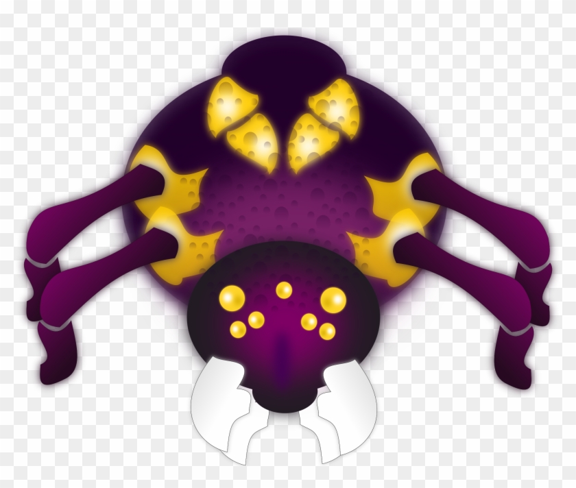 This Free Icons Png Design Of Purple Spider Clipart #1026698