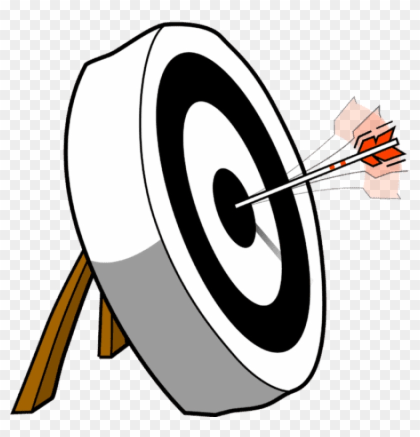 Free Png Download Arrow Missing Target Png Images Background - Arrow Hitting Target Clipart Transparent Png #1026732