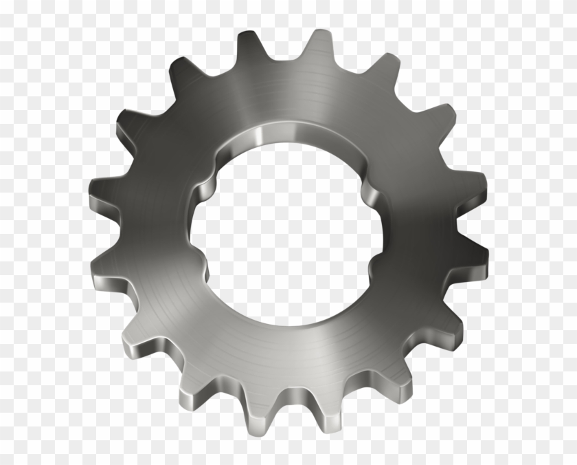 Silver Gear Transparent Clip Art Image - Gear Icon Transparent Png