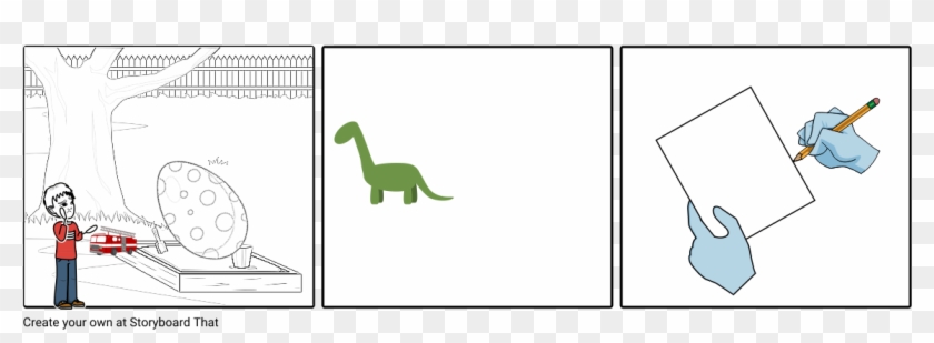 Sandbox Dinosaur - Cartoon Clipart #1027134