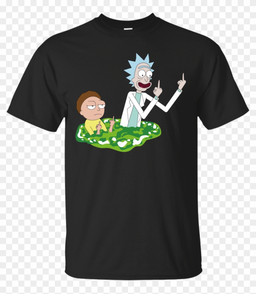 Rick And Morty Flipping Off Clipart