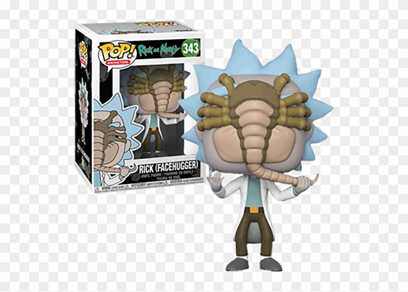 Rick And Morty - Rick And Morty Facehugger Pop Clipart